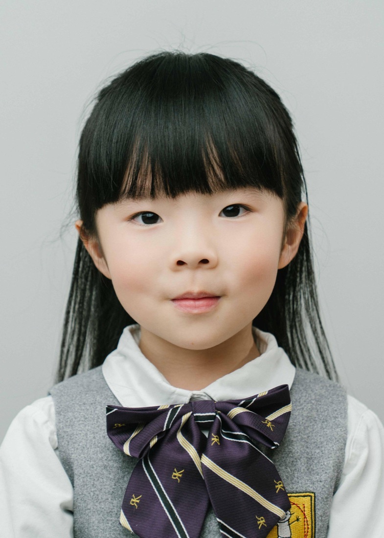 Smiling student school portrait